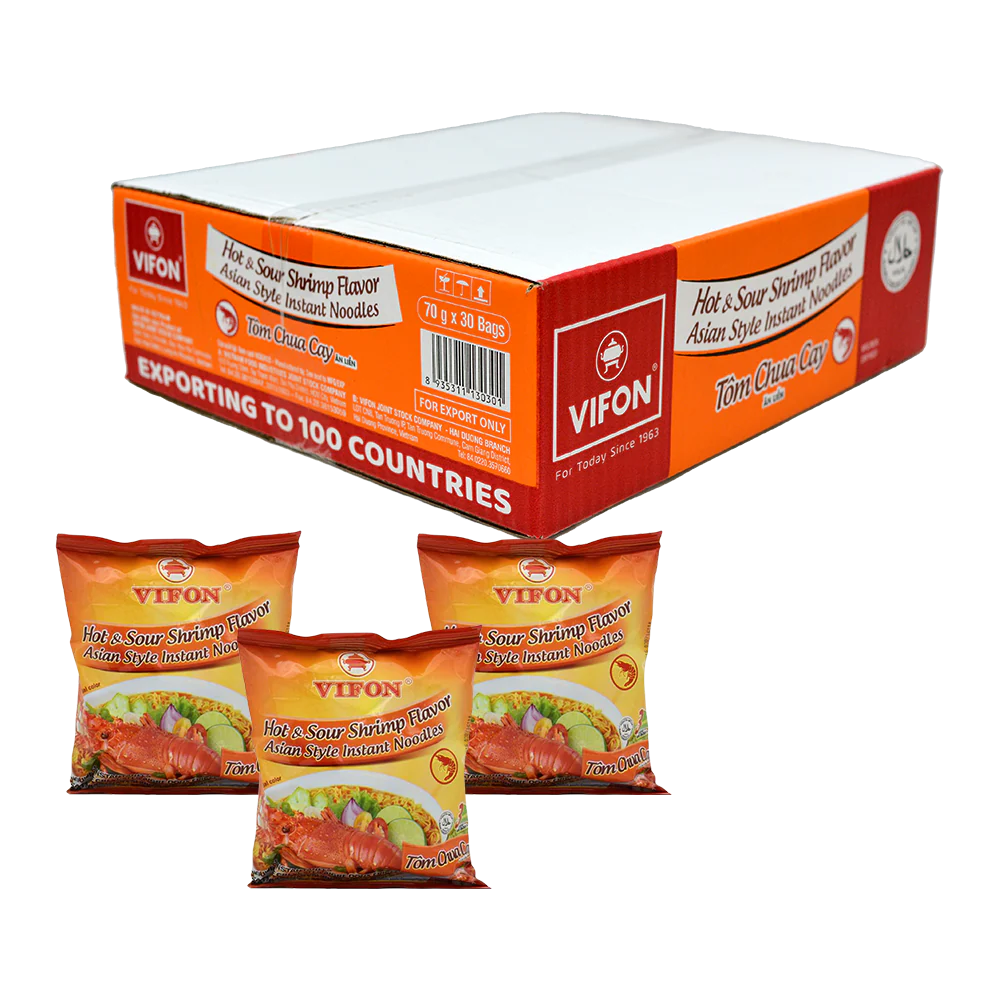 Vifon Hot & Sour Shrimp Flavour 70g (Case 30)