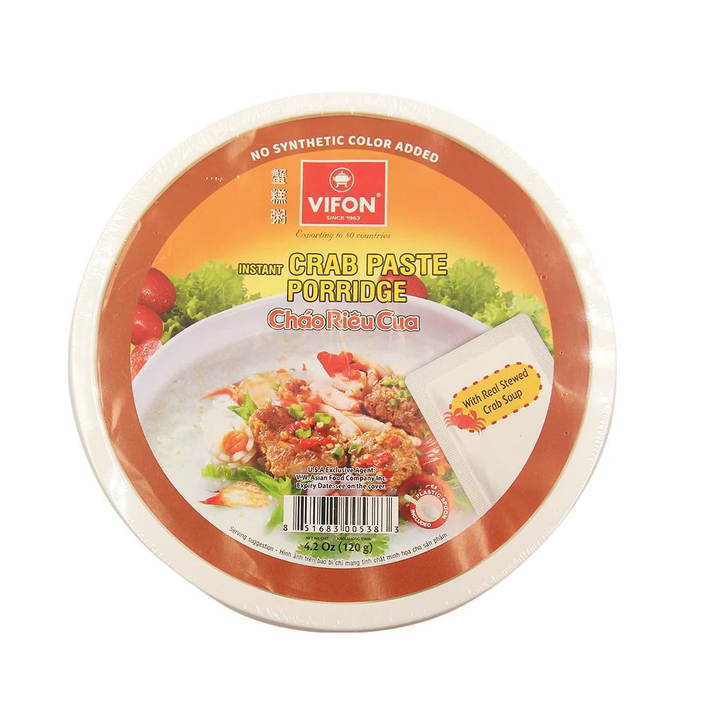 Vifon Instant Porridge with Crab Paste 120g