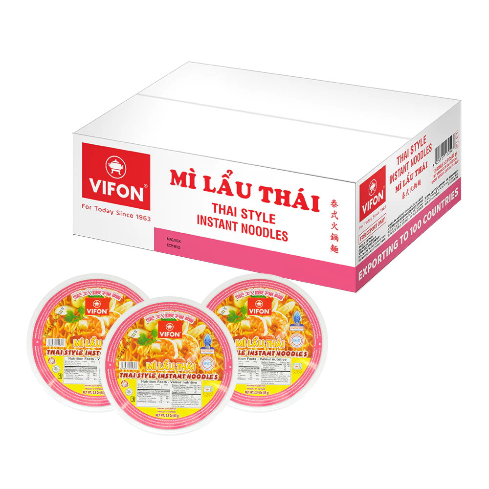 Vifon Thai Style Instant Noodles 85g (Case 12)