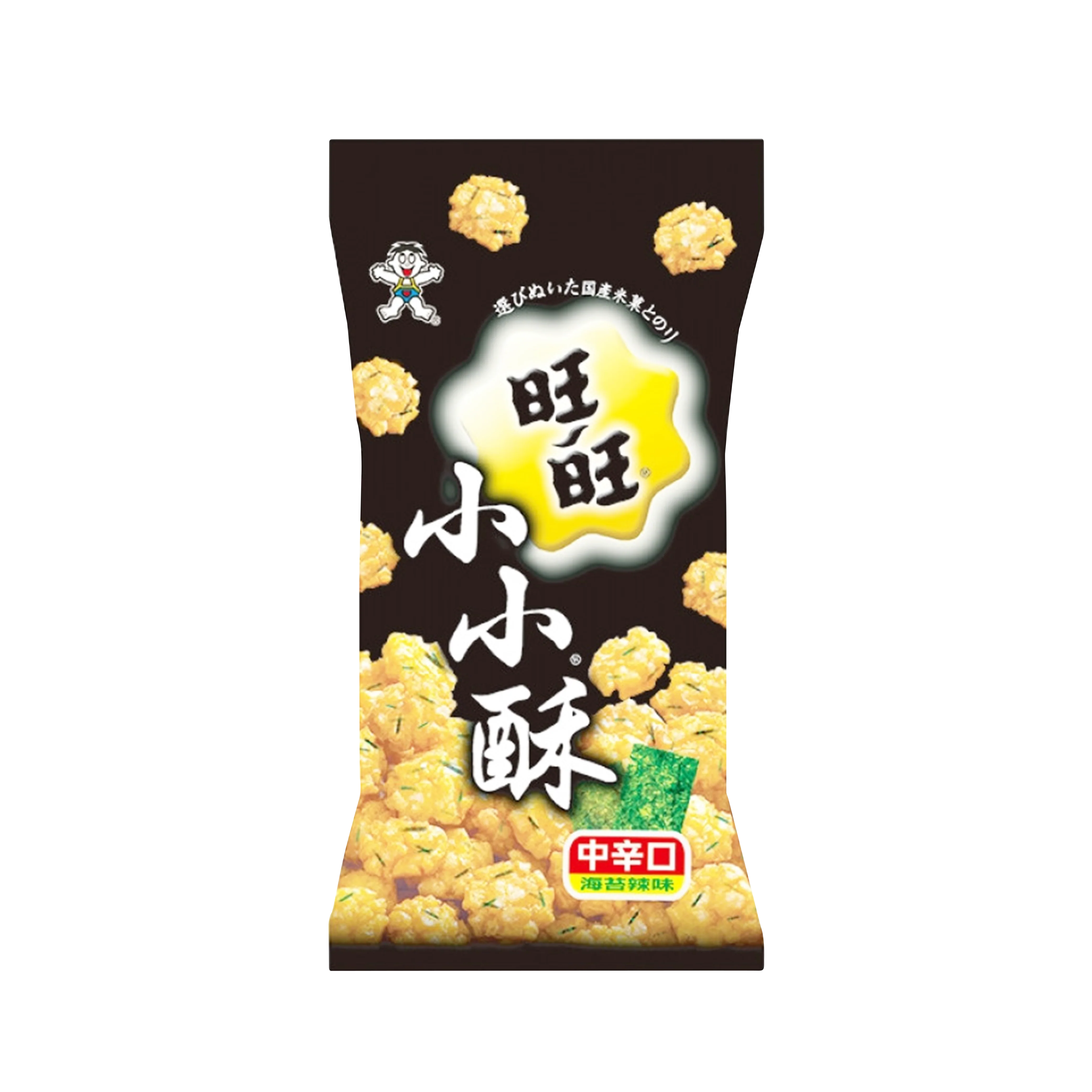 WANT WANT Mini Rijst Crackers - Seaweed 60g