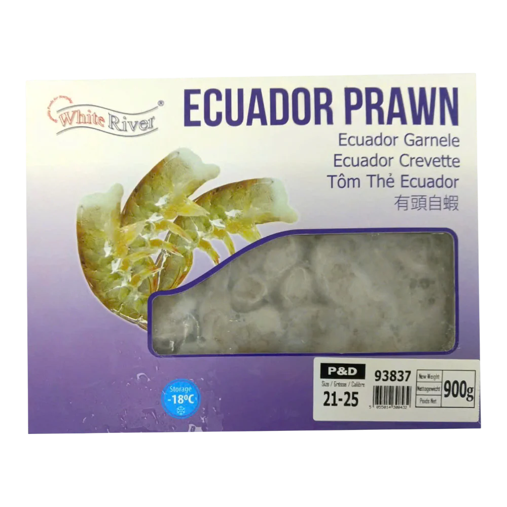 White River Ecuador Block P&D 21/25 900g net (Frozen)