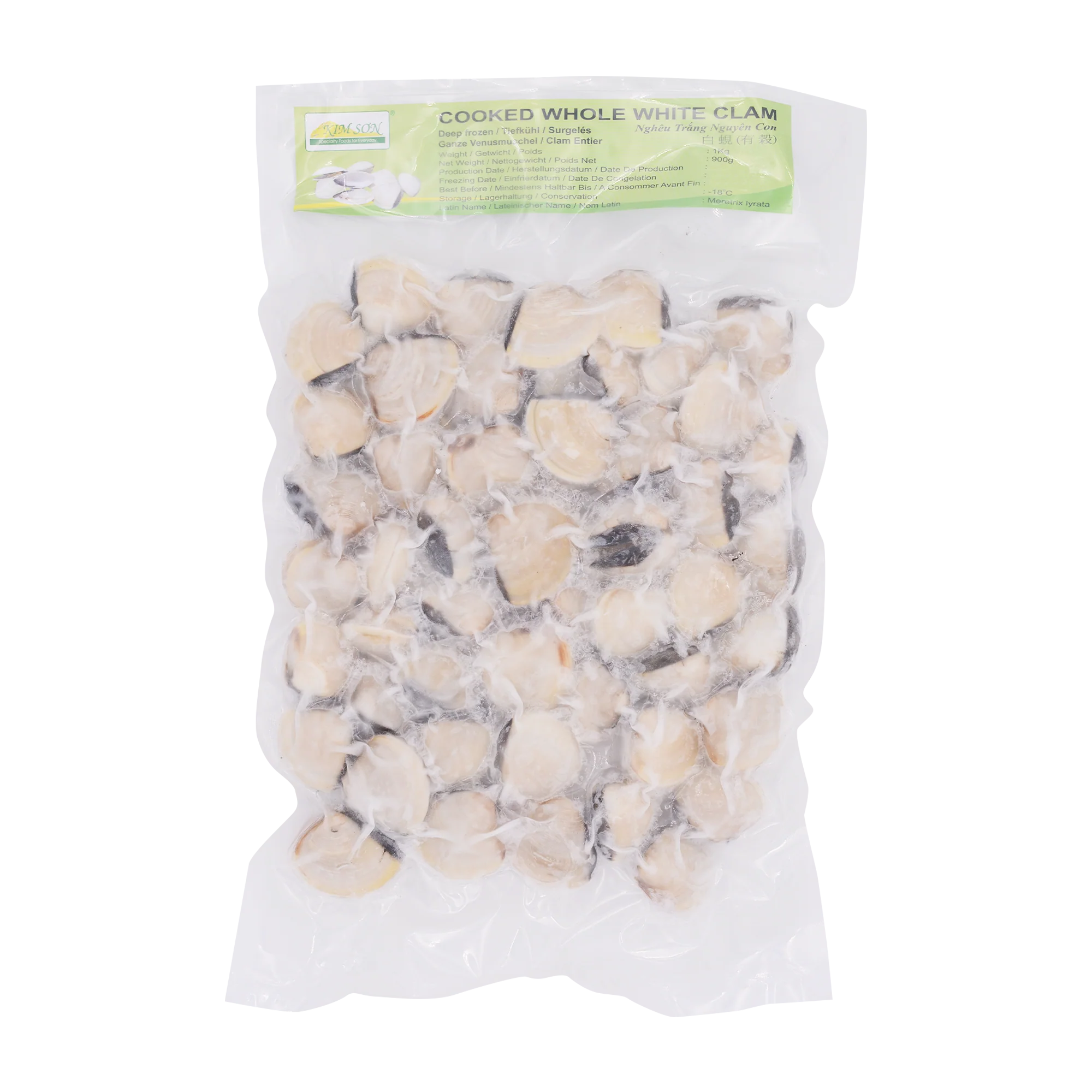 KIM SON Whole White Clam 1kg (Frozen)