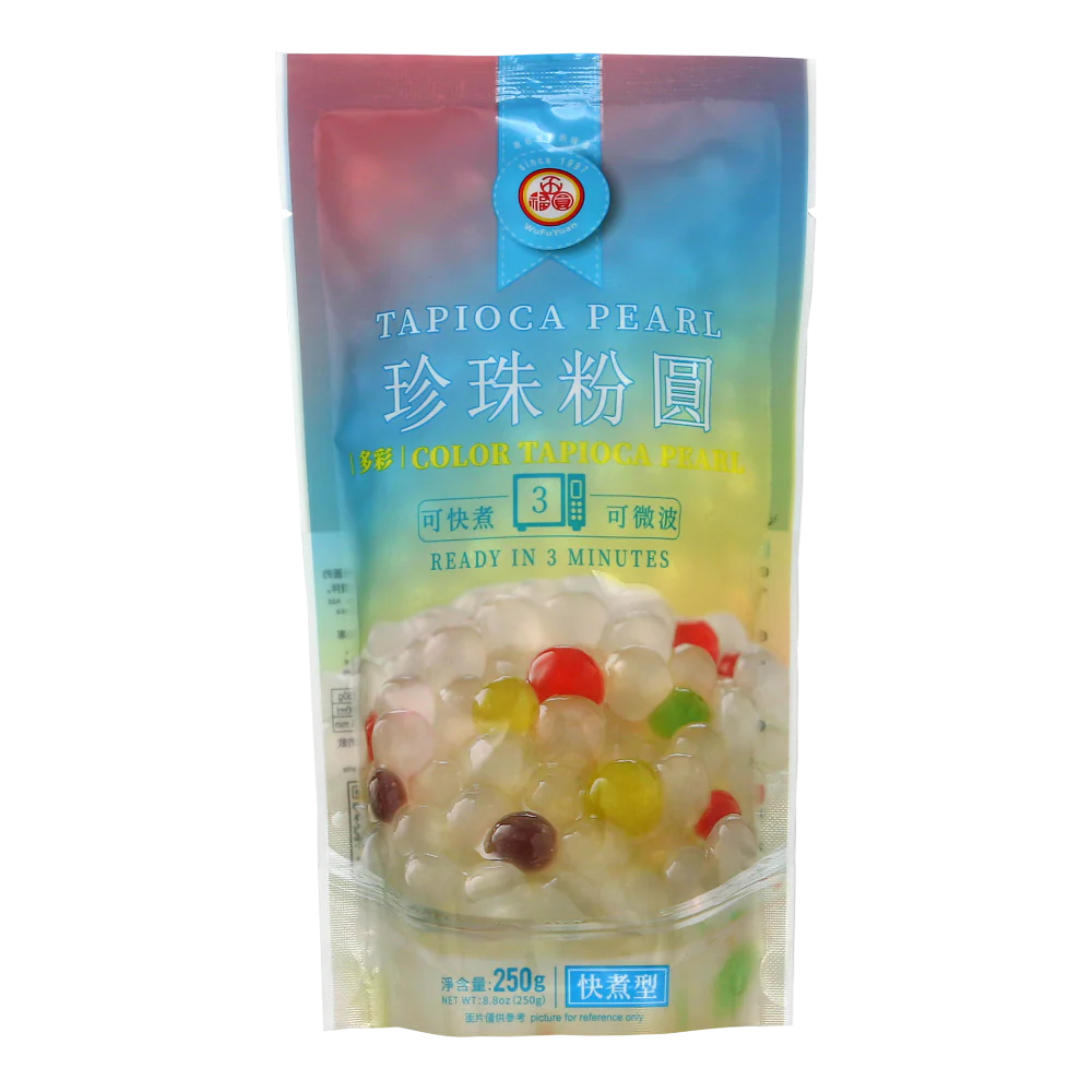 WU FU YUAN Instant Color Tapioca Pearls (3-min) 250g
