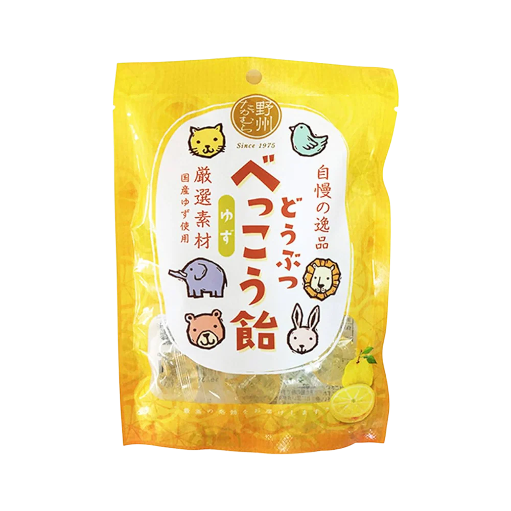 YASU TAKAMURA Animal Shaped Candy (Yuzu) 50g