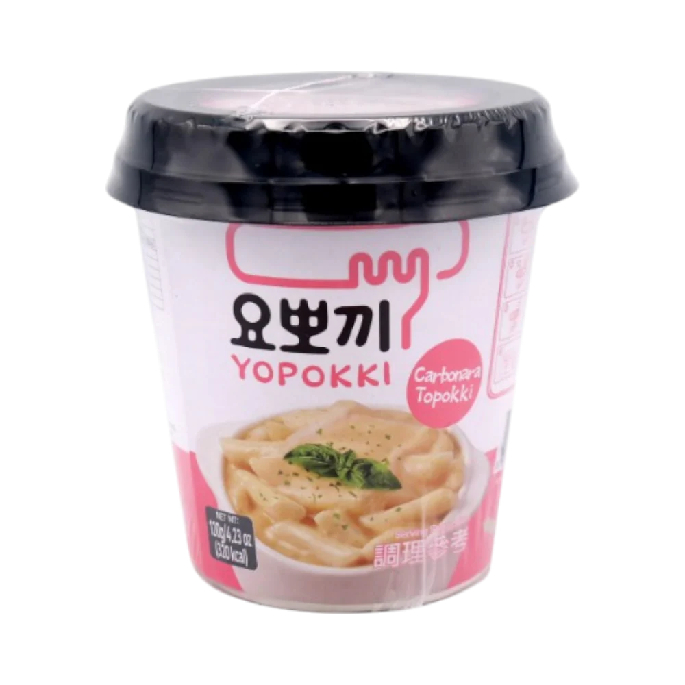 YOPOKKI Carbonara Topokki Rice Cake 120g (Case 6)