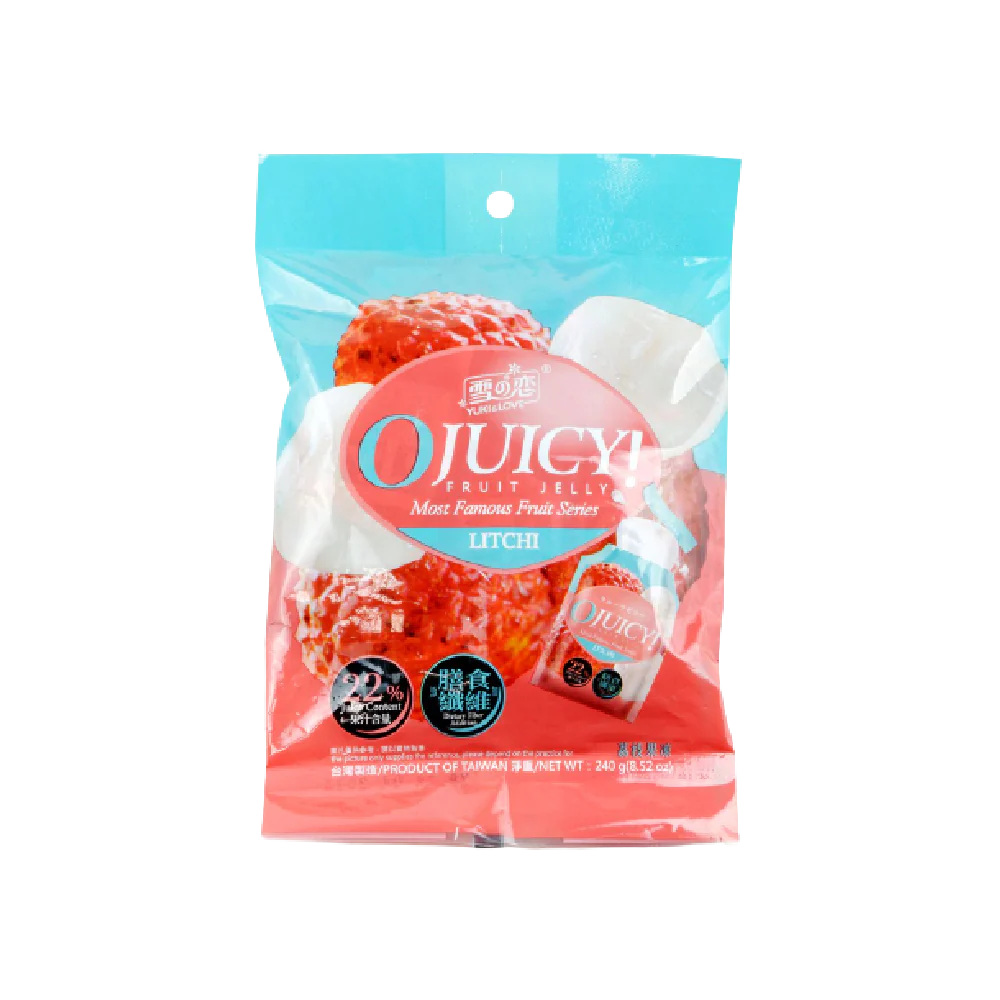 YUKI & LOVE - OJUICY! - Litchi Jelly 240g
