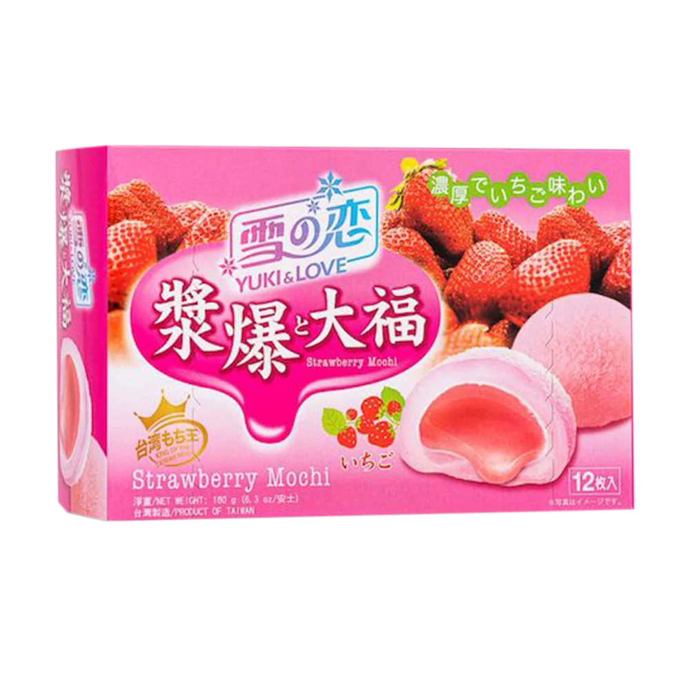 YUKI & LOVE Strawberry Mochi 180g